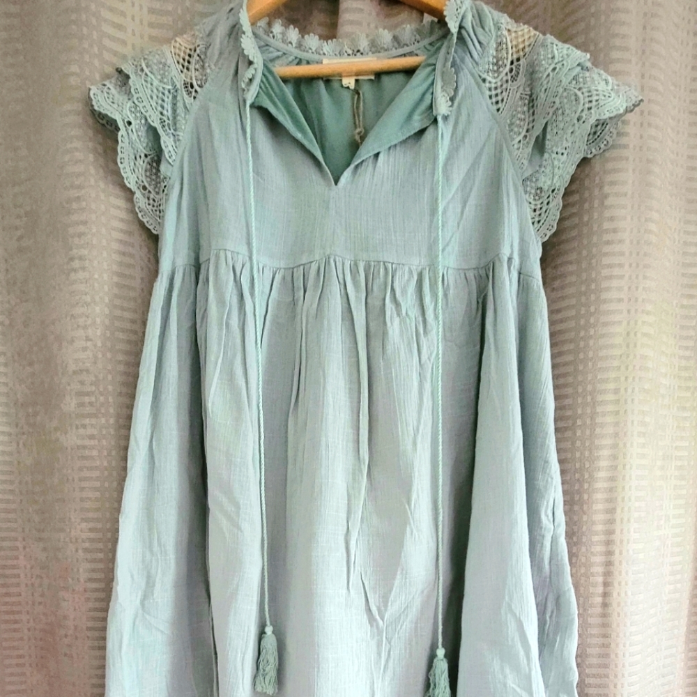 NWT LIGHT SEAFOAM SUMMER DRESS